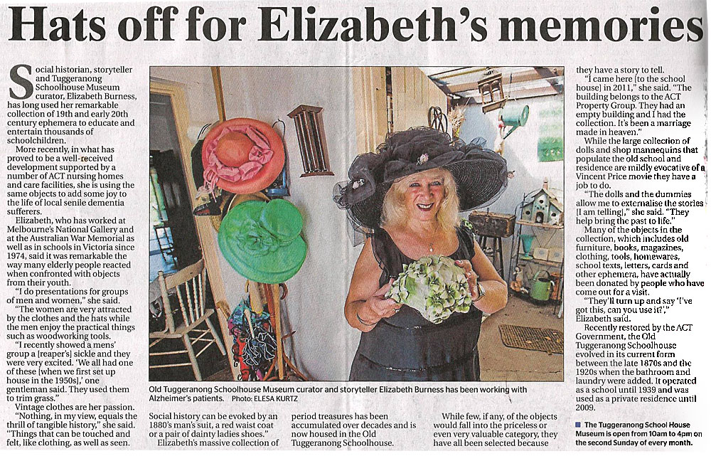 Hats off for Elizabeth's memories