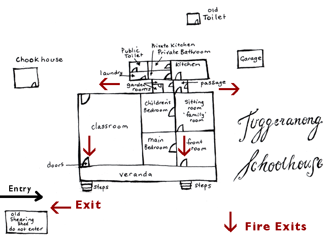 Tuggeranong Schoolhouse layout